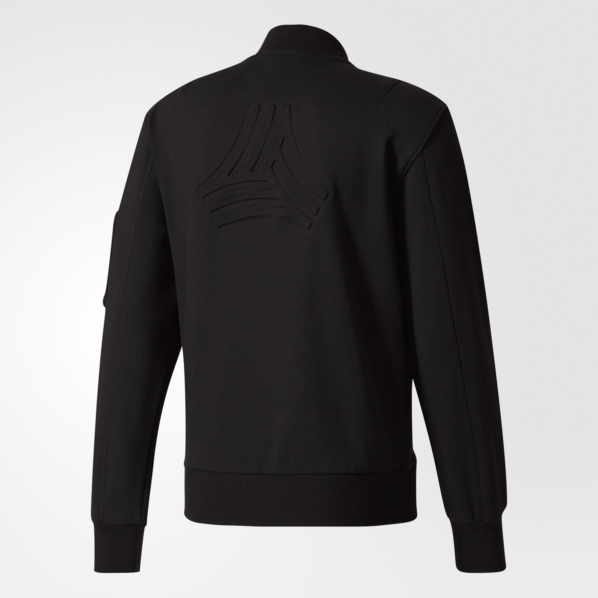 adidas men's tango future bomber jacket black