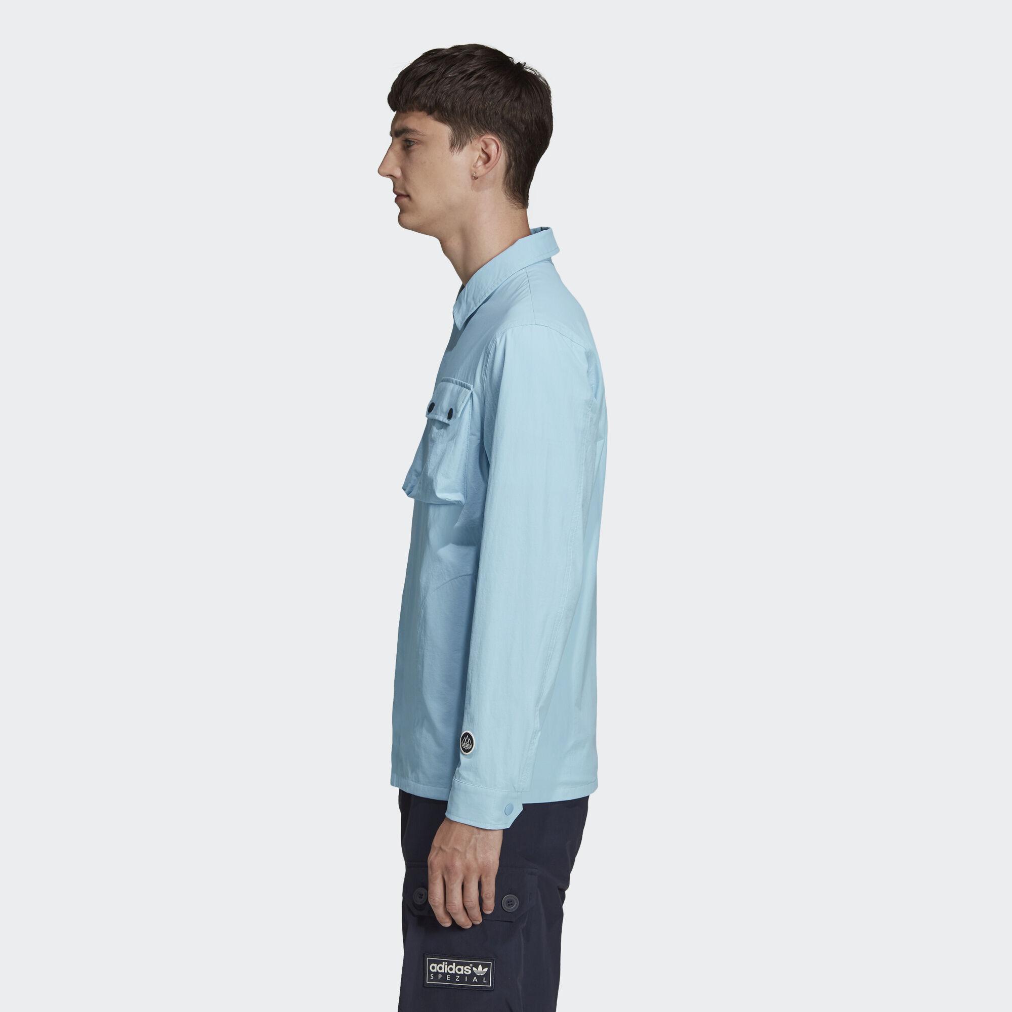 adidas Gilbraith Overshirt in Blue for Men | Lyst UK