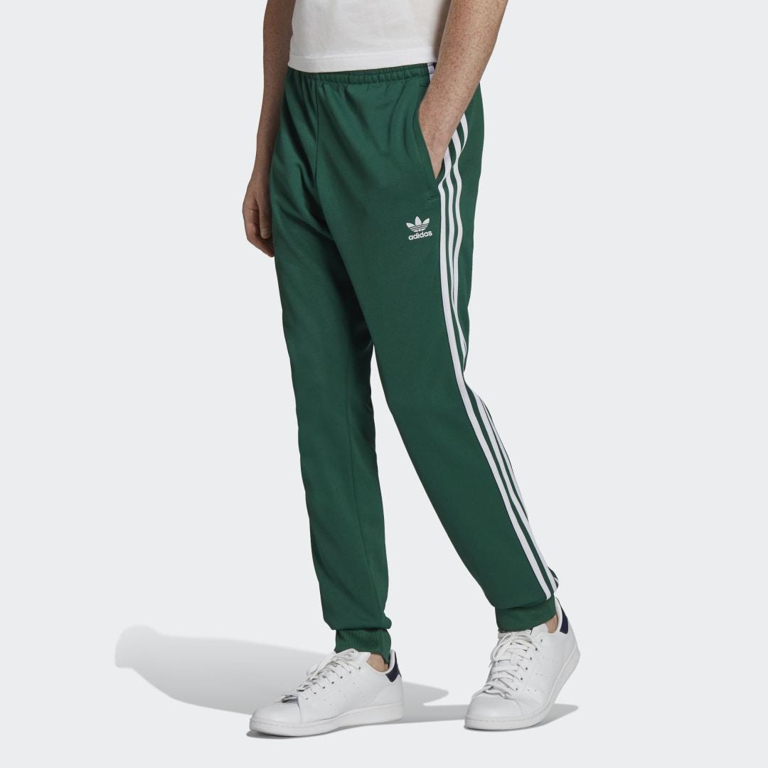 Pantalón Adicolor Classics Primeblue SST adidas de Tejido sintético de  color Verde para hombre | Lyst