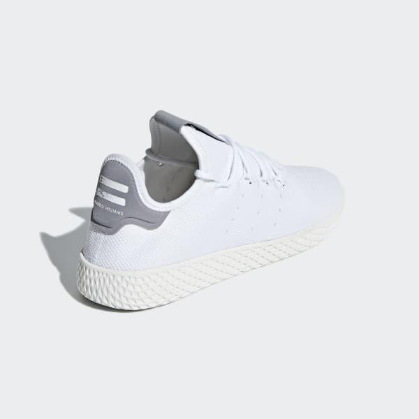 adidas Lace Pharrell Williams Tennis Hu Shoes in White Grey (White) - Lyst