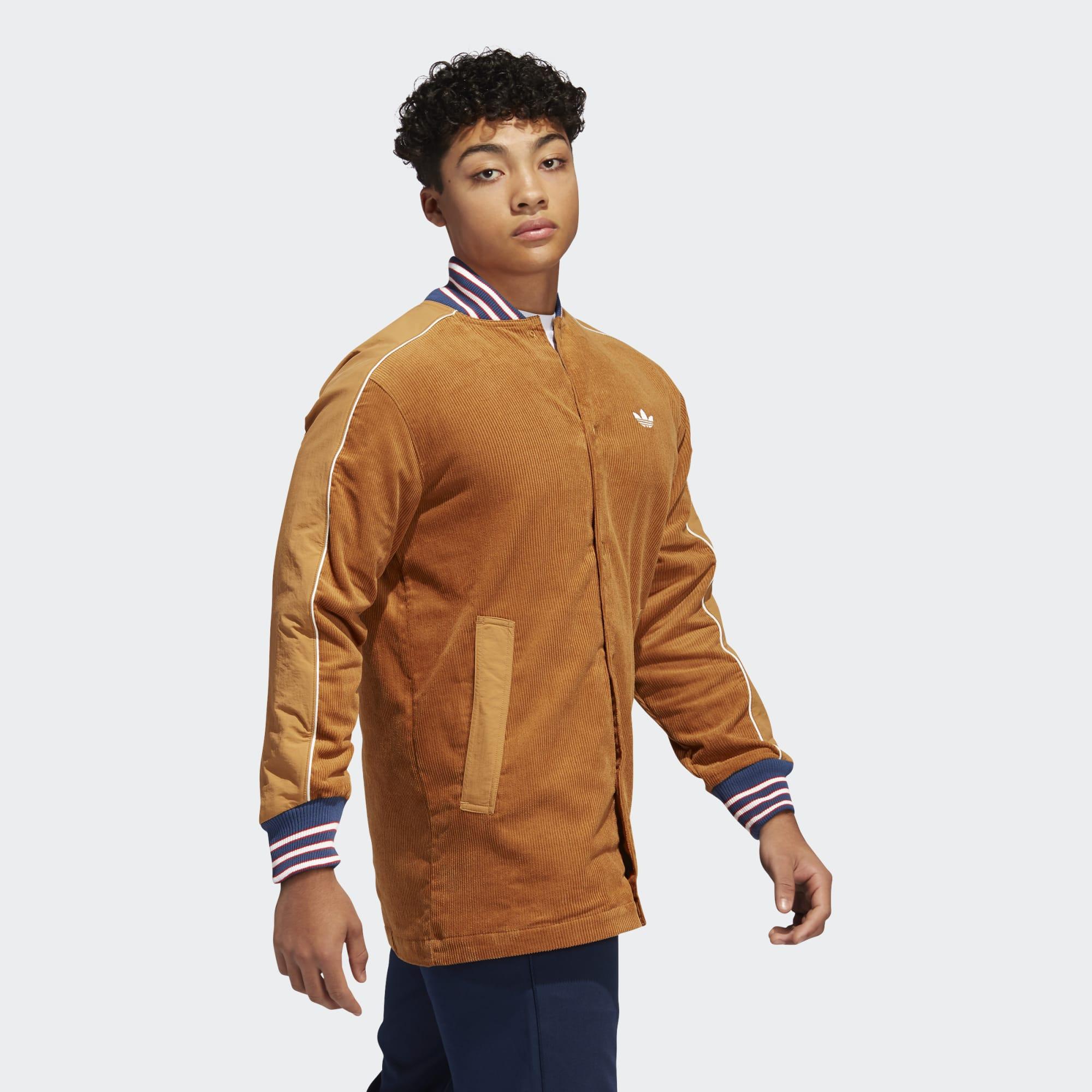 Adidas Corduroy Stadium Jacket vlr.eng.br