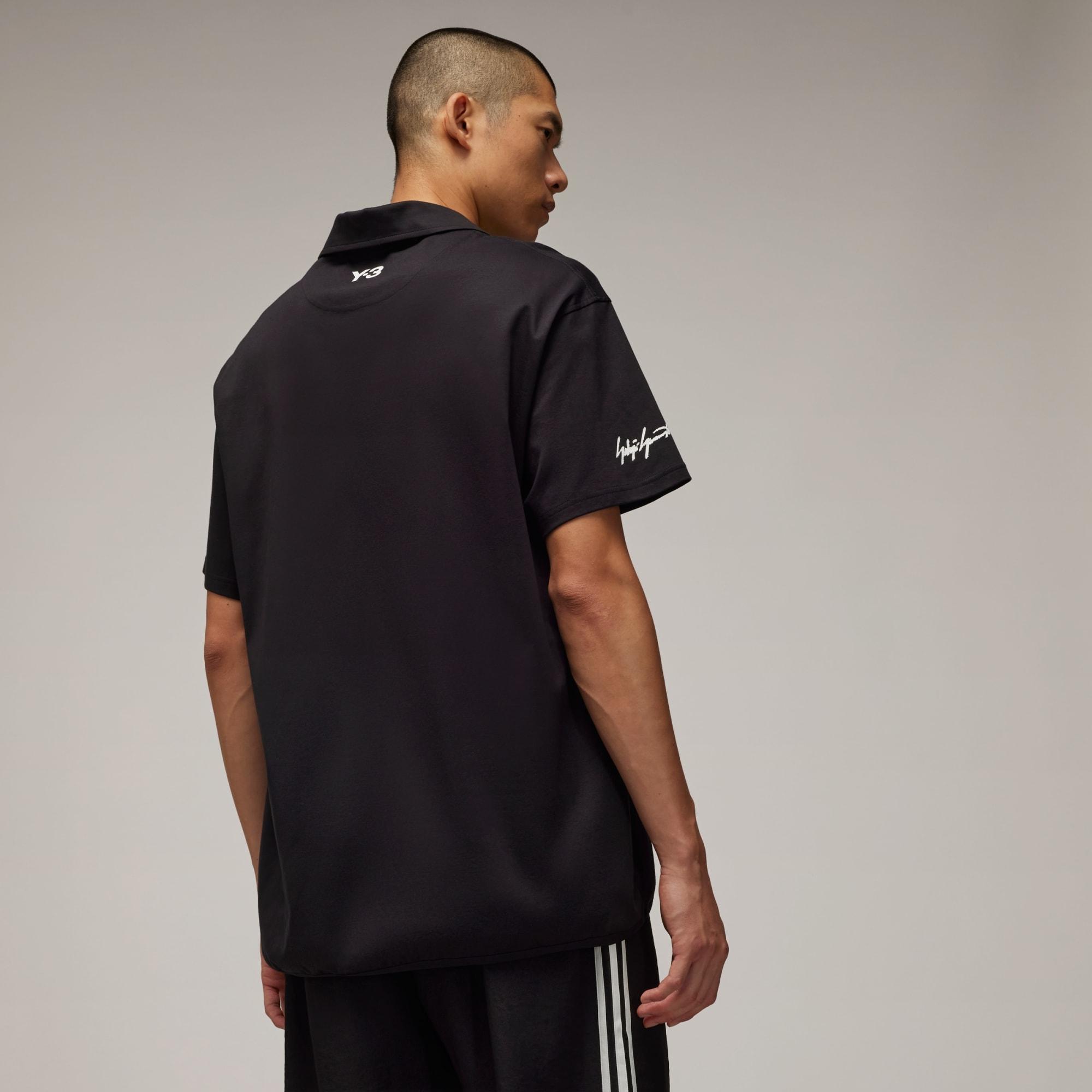 adidas Y-3 Real Madrid Travel Short Sleeve Polo Shirt in