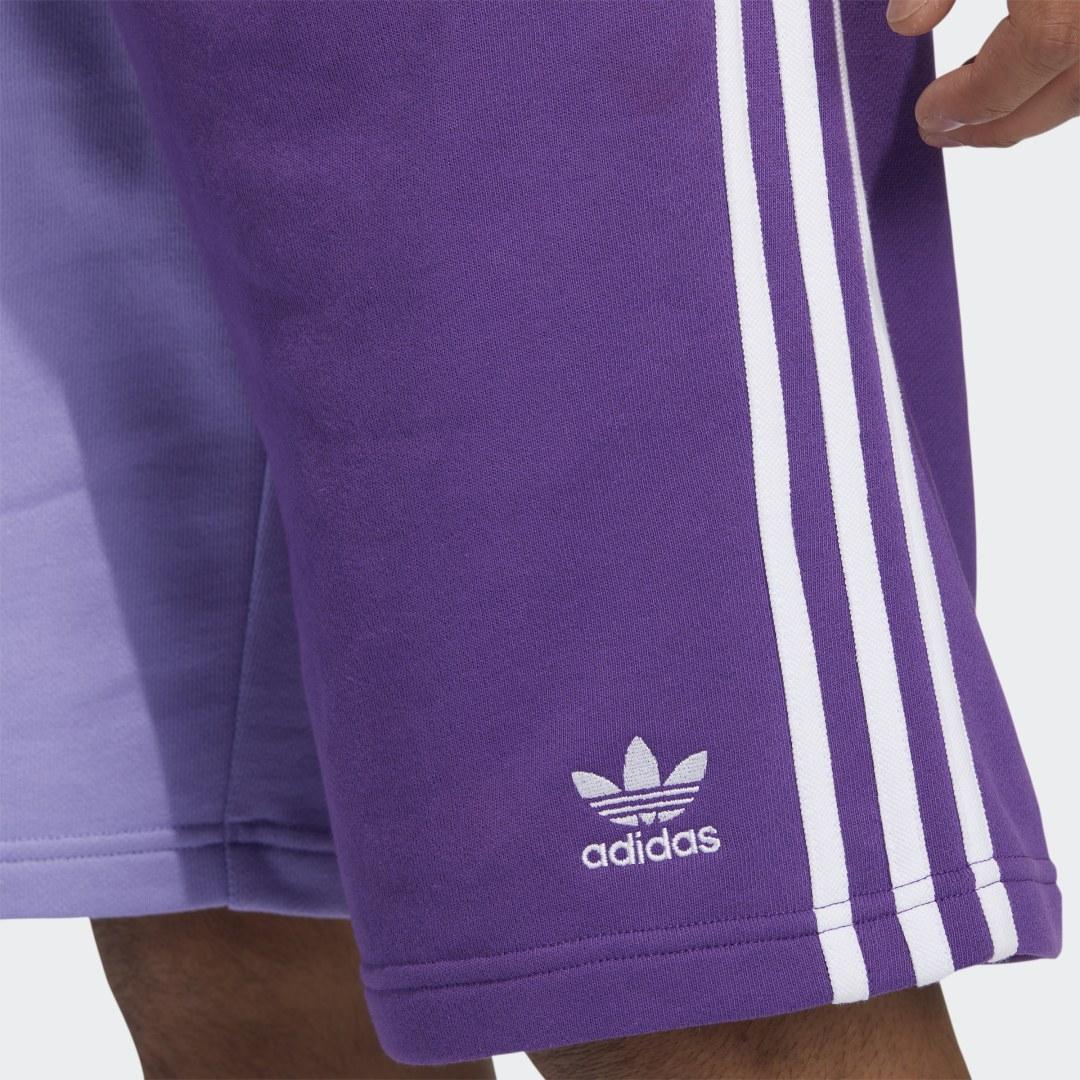 adidas Blocked 3-stripes Joggingshort in het Paars voor heren - Lyst