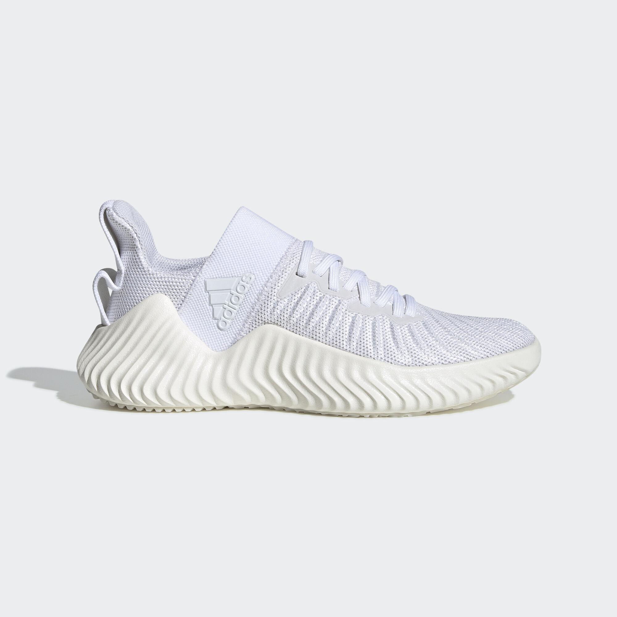 adidas Alphabounce Ex Trainer Shoes in White - Lyst