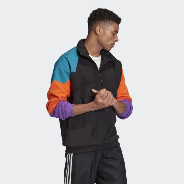 adidas Pt3 Fleece Jacket in Black for Men - Lyst