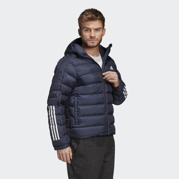 adidas Synthetic Itavic 3-stripes 2.0 Winter Jacket in Blue for Men - Lyst