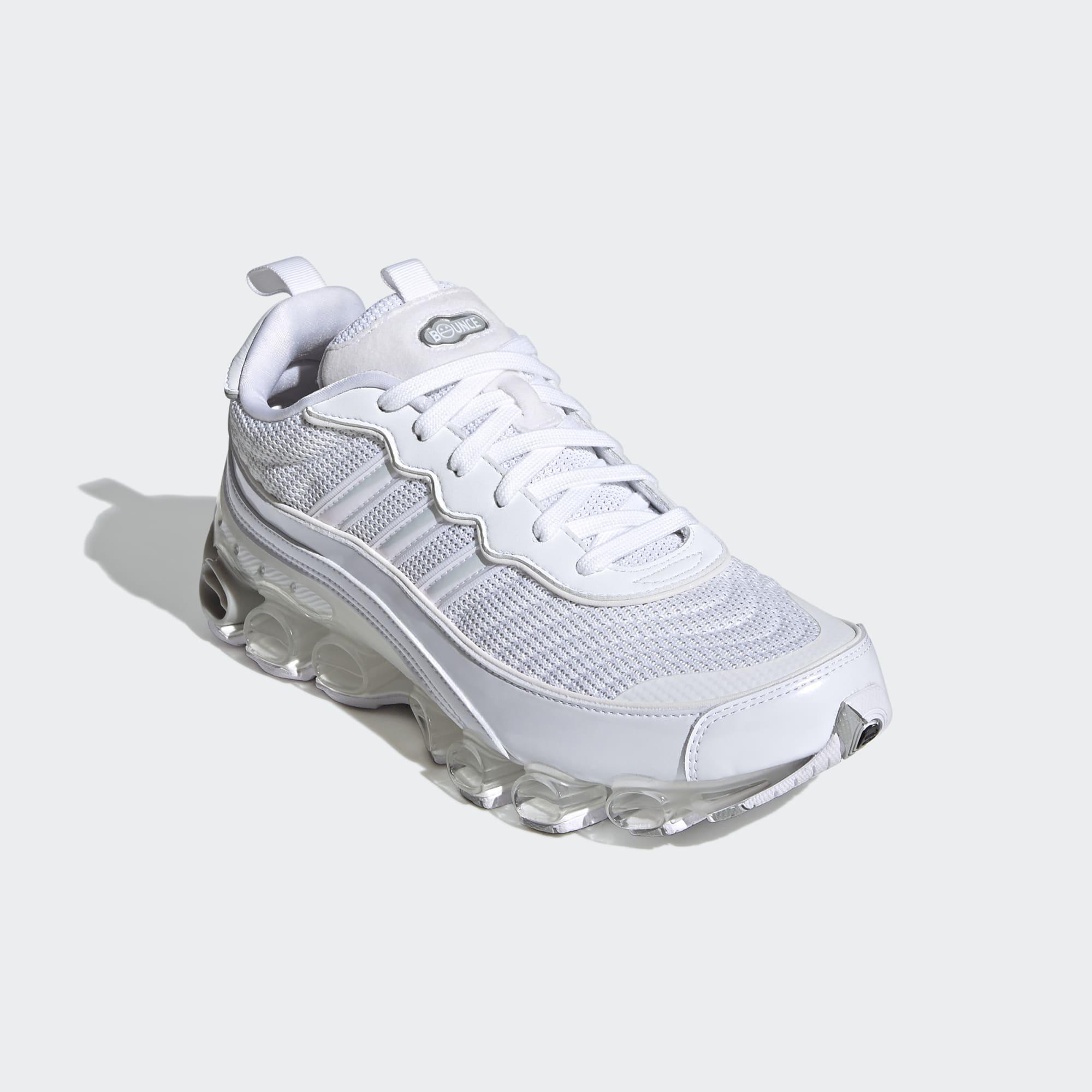 adidas Leather Bounce Workshop Shoes in White for Men - Lyst