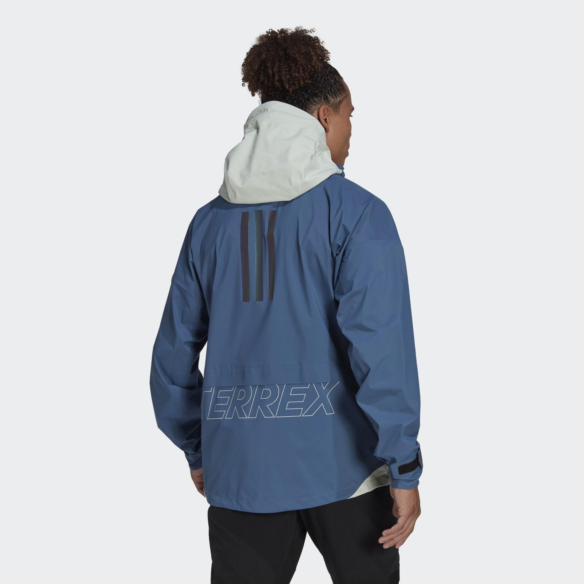 adidas Terrex Myshelter Gore-tex Active Rain Jacket in Blue for