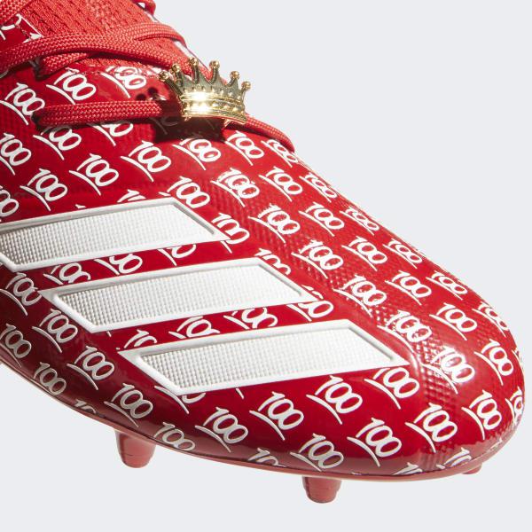 red adimoji cleats