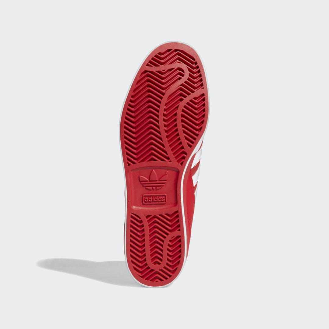 adidas Leer Hard Court Hi in het Rood 