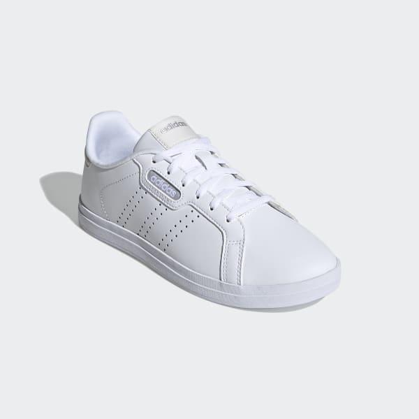 adidas Lace Courtpoint Cl X Shoes in White - Lyst