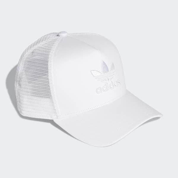 adidas trucker cap white