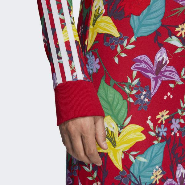 adidas graphic dress red