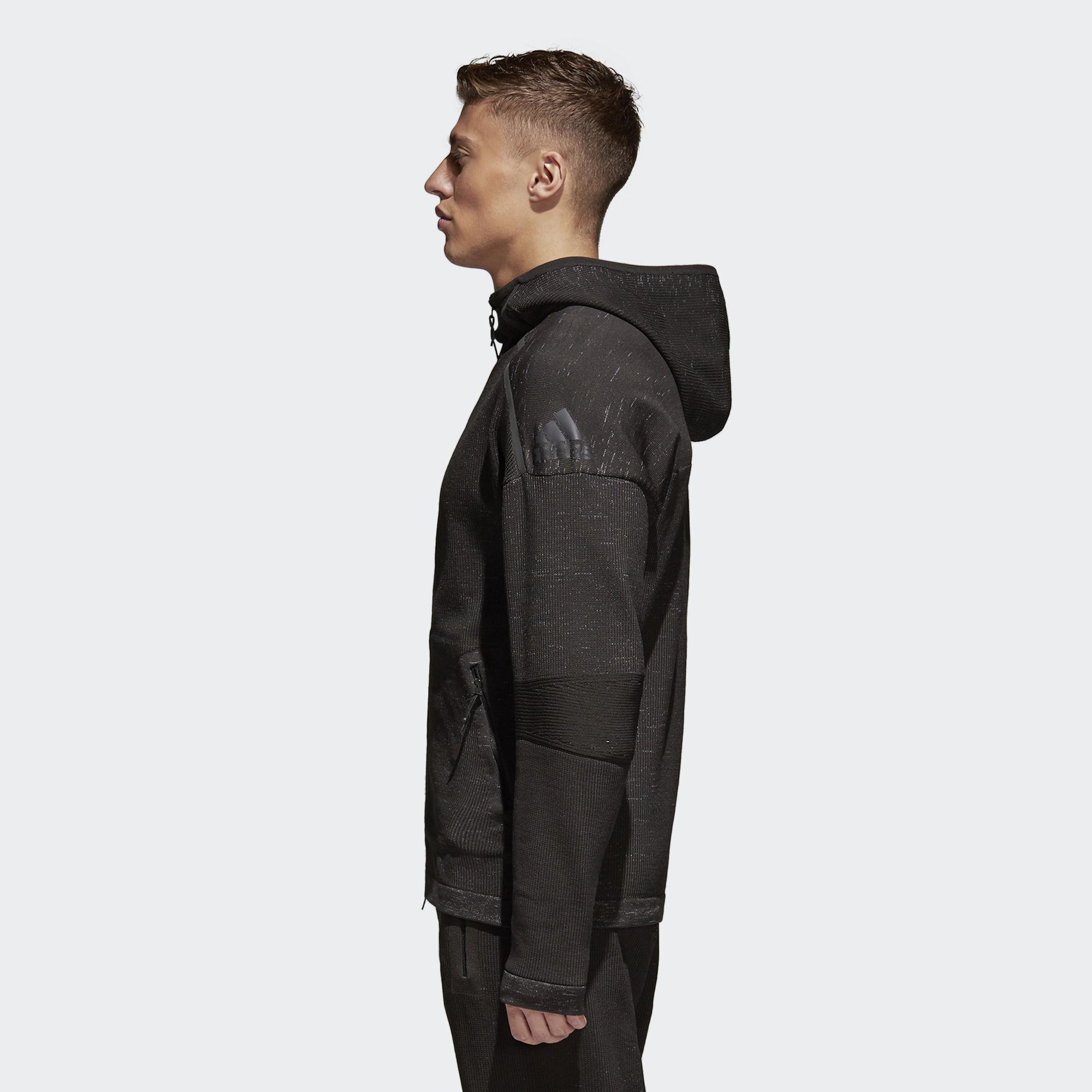 adidas zne primeknit hoodie black