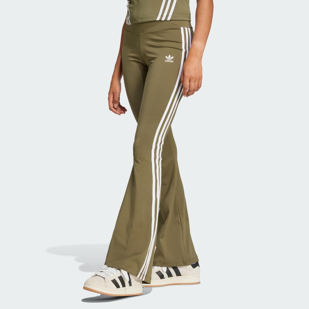 adidas Originals Flared Leggings in Green Lyst UK