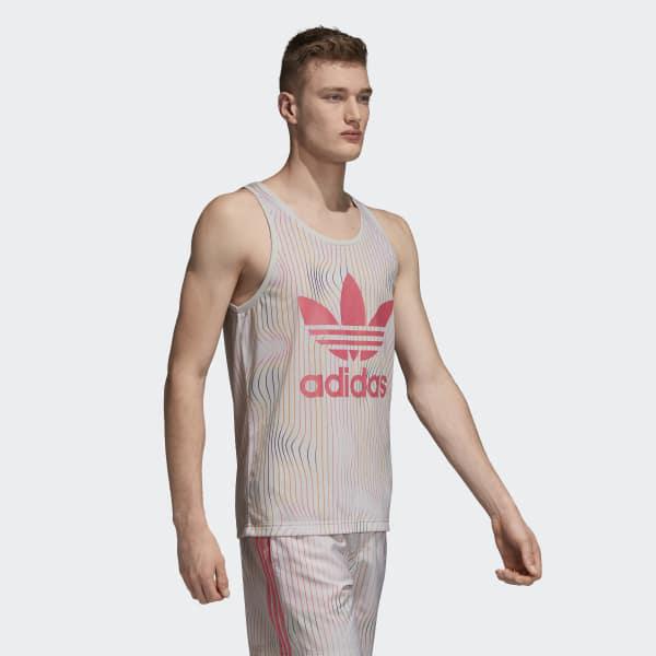 adidas warped stripes tank top