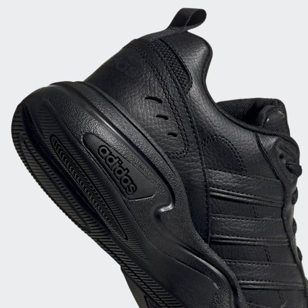 adidas shoes leather black