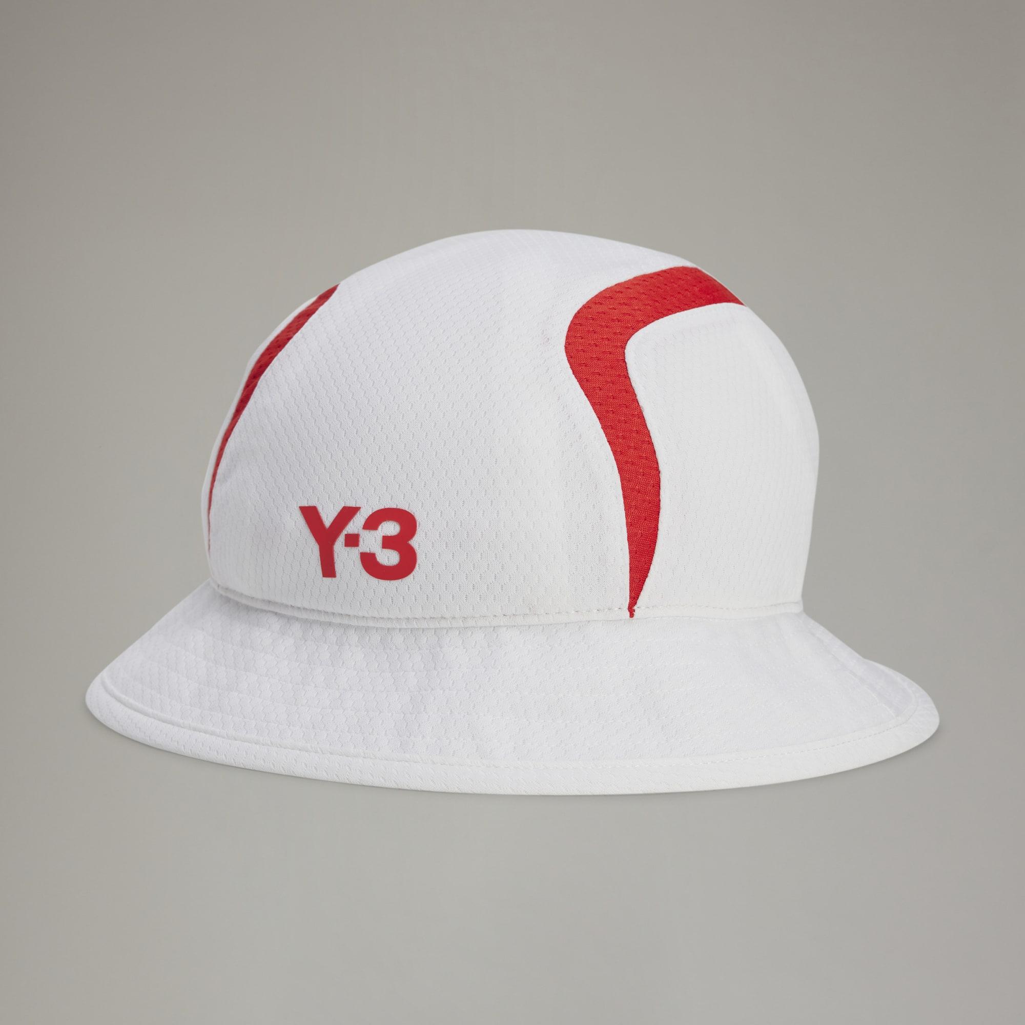 adidas Y-3 Palace Bucket Hat in White | Lyst UK
