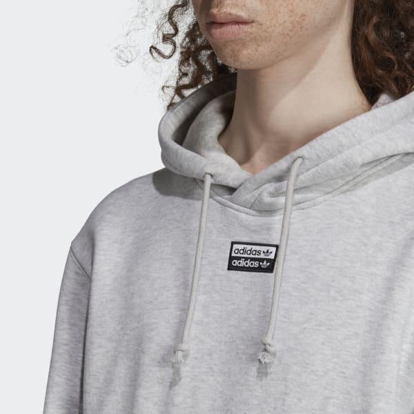 adidas originals ryv hoodie in grey