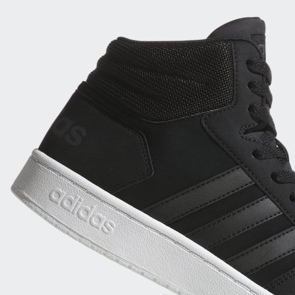 adidas Synthetic Hoops 2.0 Mid Shoes in Black for Men - Lyst