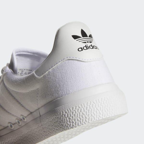 adidas originals 3mc trainers in triple white
