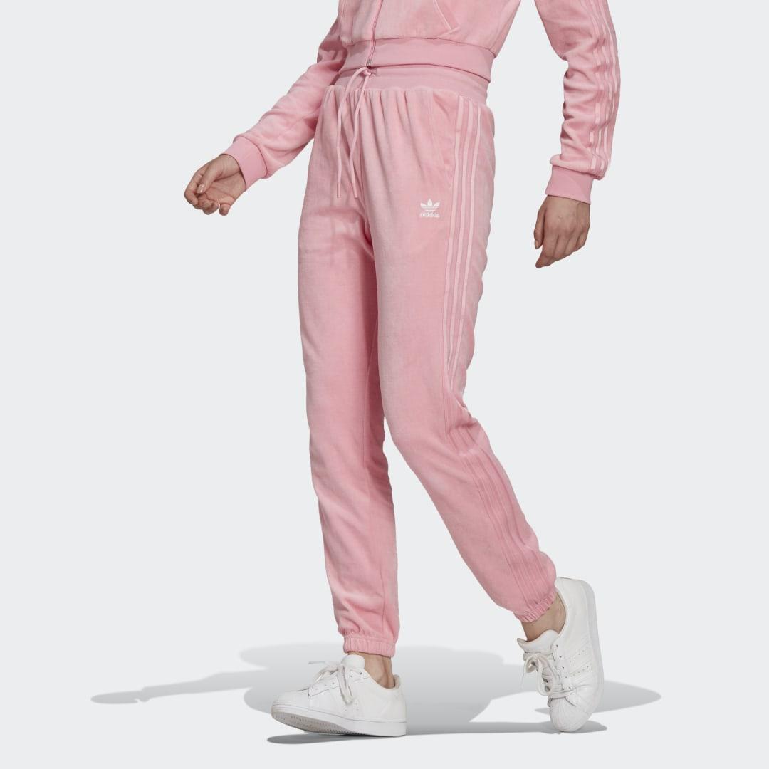 adidas LOUNGEWEAR Slim Jogginghose in Pink | Lyst DE