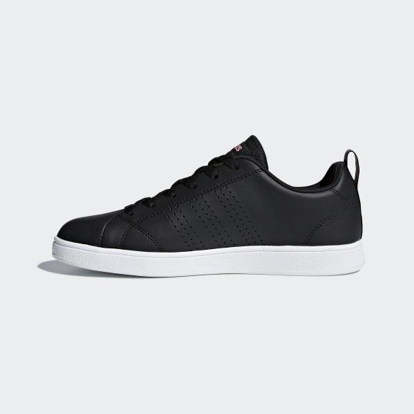 adidas Leather Vs Advantage Clean Shoes in Black - Lyst