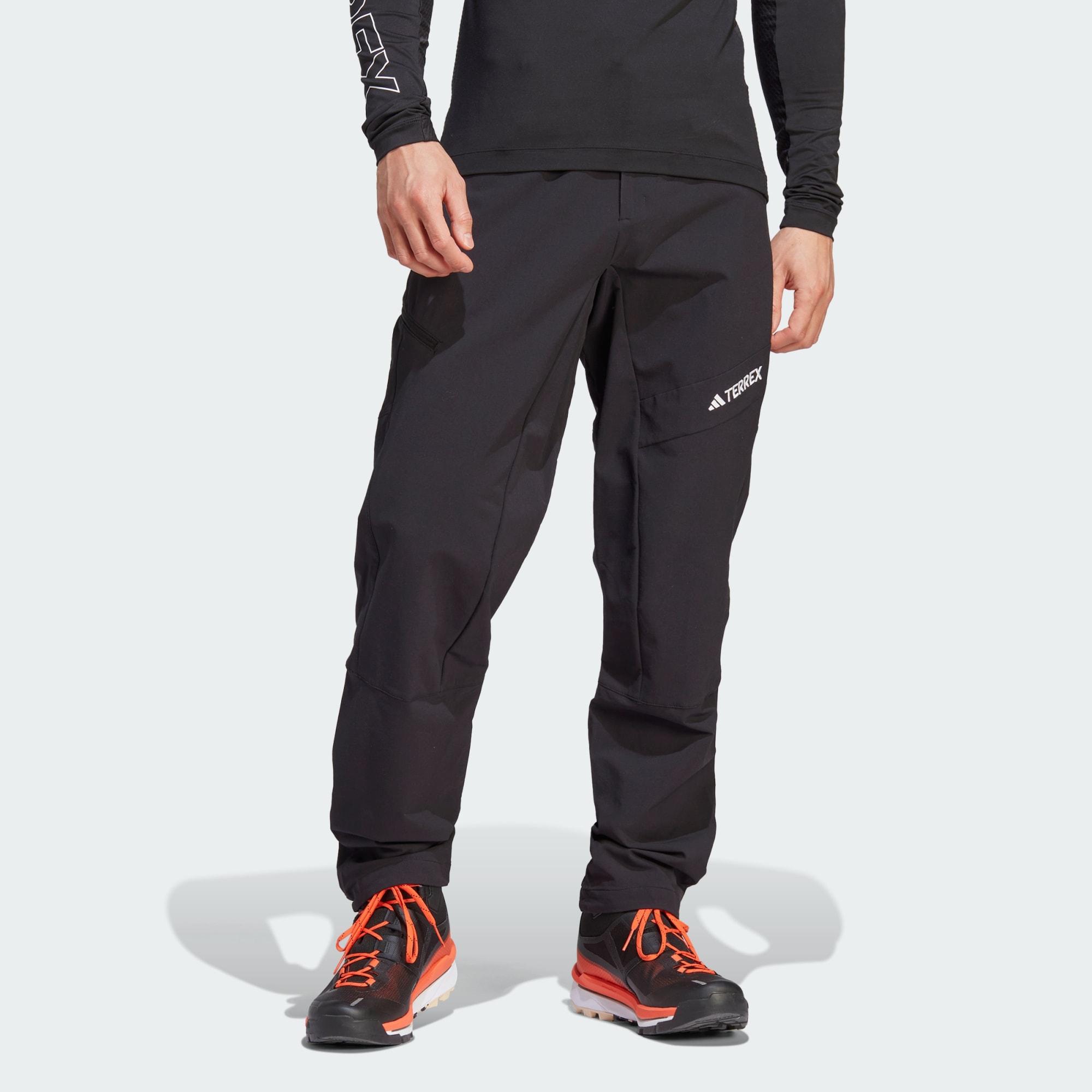 adidas Terrex Techrock Mountaineering Soft Shell Tracksuit Bottoms in
