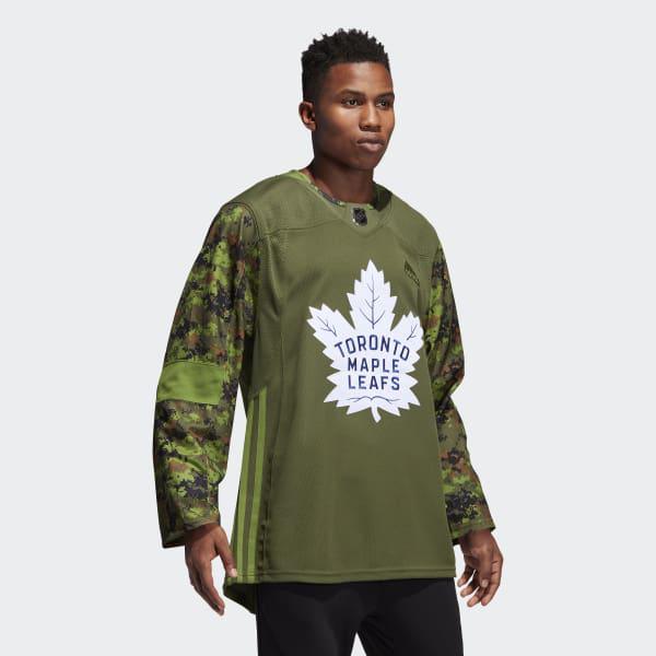 camo maple leafs jersey