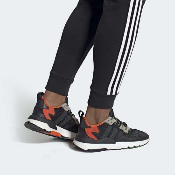 nite jogger black and orange