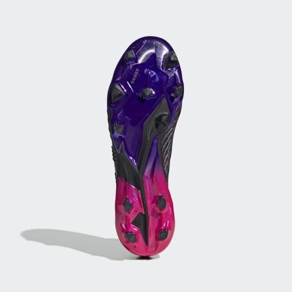 The Newest Adidas Predator 19+ FG Paul Pogba Soccer Cleats - Black Pink Blue