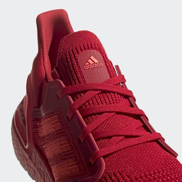 all red ultra boost 20