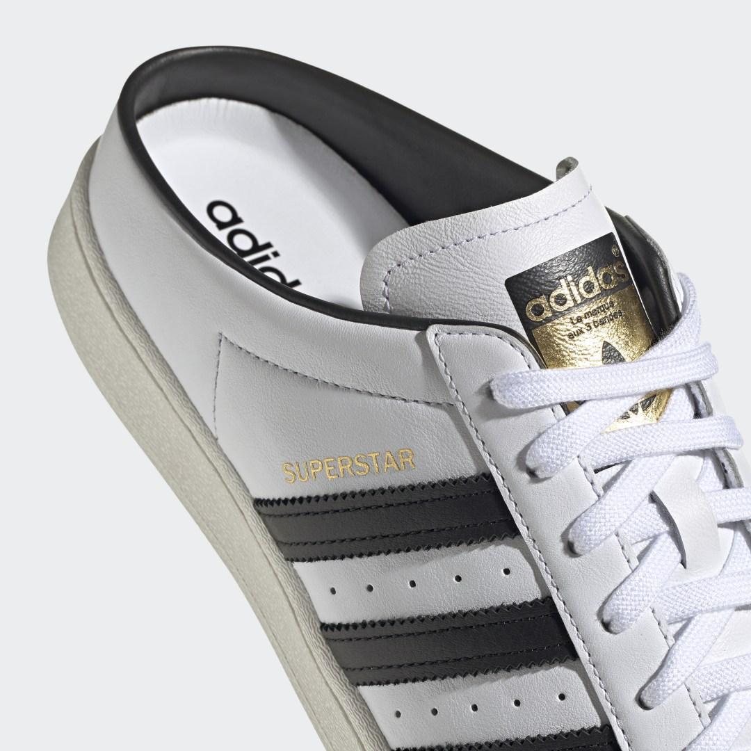 Mule Superstar adidas pour homme en coloris Blanc | Lyst