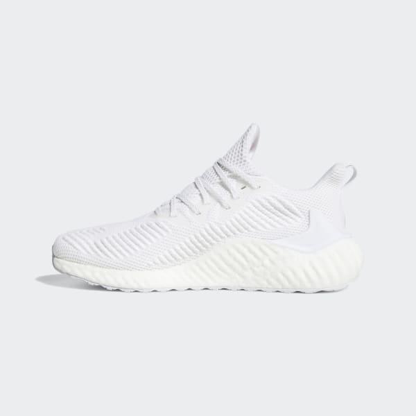 adidas alphaboost all white