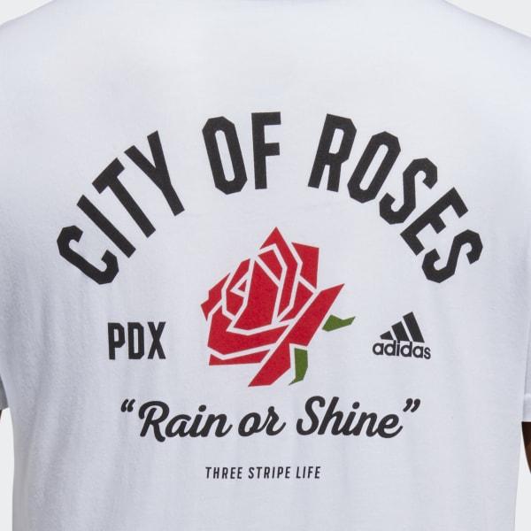 adidas shirt with roses