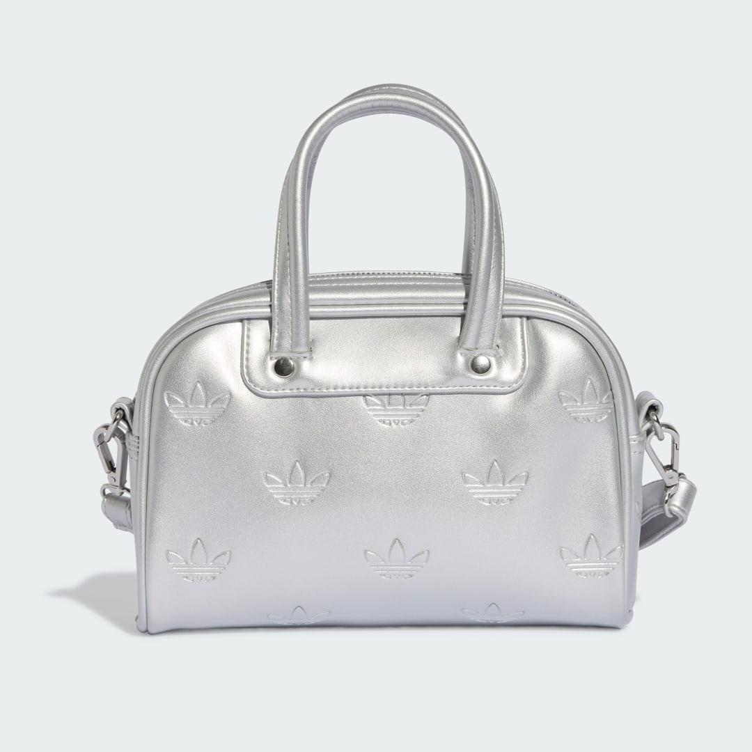 ★adidas★ llic Mini Bowling Bag Silver JD1337 New Adidas Original METALIC MINI BOWLING BAG JD1337 SILVER