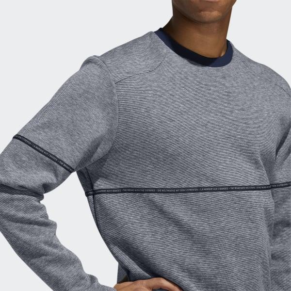 adicross heather fleece crew sweatshirt