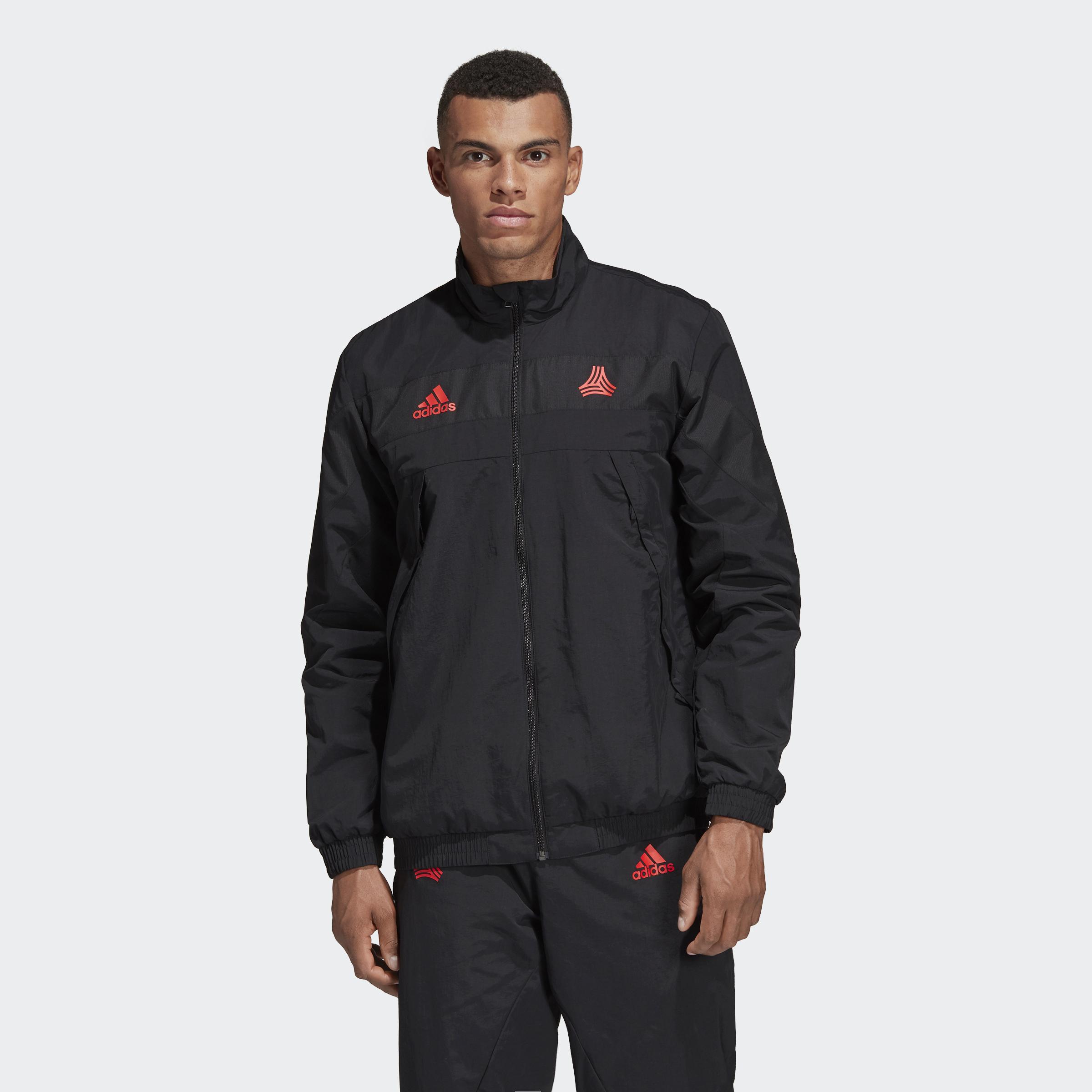 tan adidas jacket
