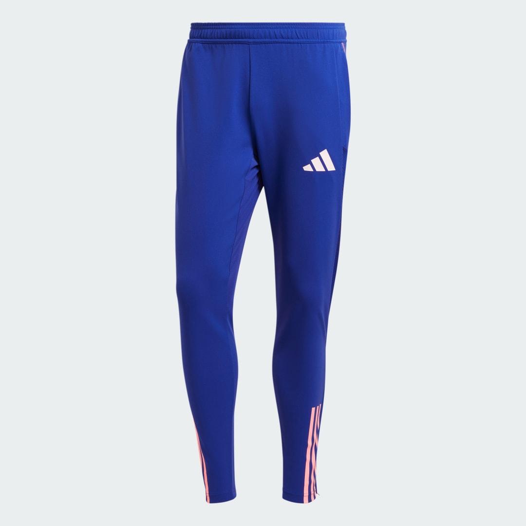blue adidas soccer pants