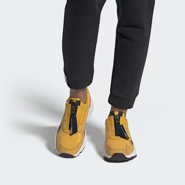 adidas falcon yellow zip