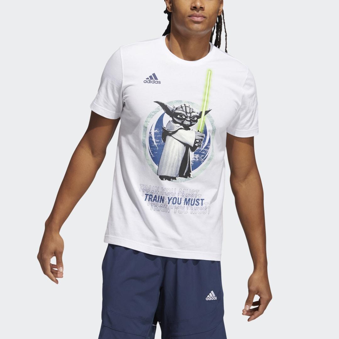 Camiseta Real Madrid Star Wars Yoda Graphic adidas de hombre de color  Blanco | Lyst