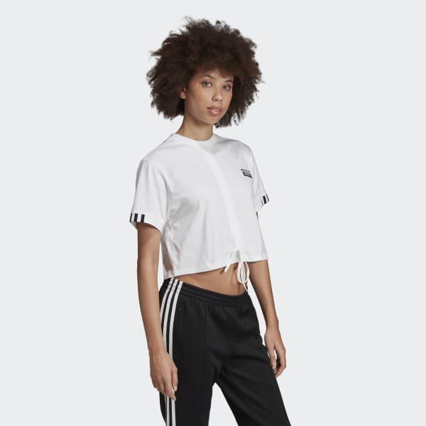 adidas ruched tee