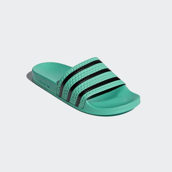 green adidas sandals