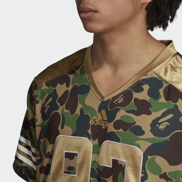 bape x adidas sb jersey green