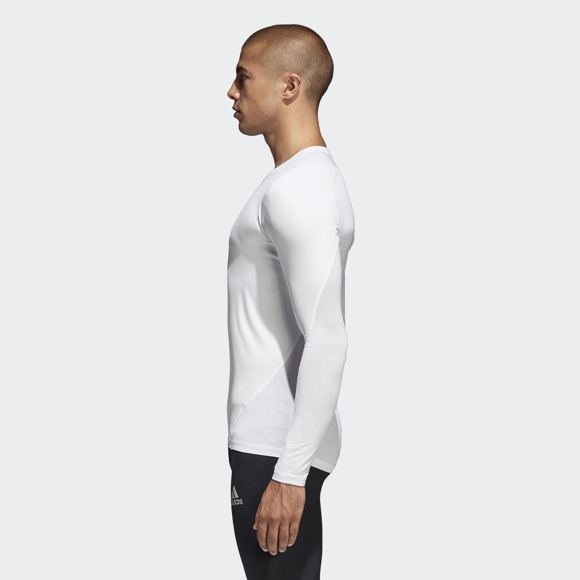 adidas Alphaskin Sport Long sleeve Top in White for Men Lyst adidas Alphaskin Sport Long sleeve Top in White for Men Lyst