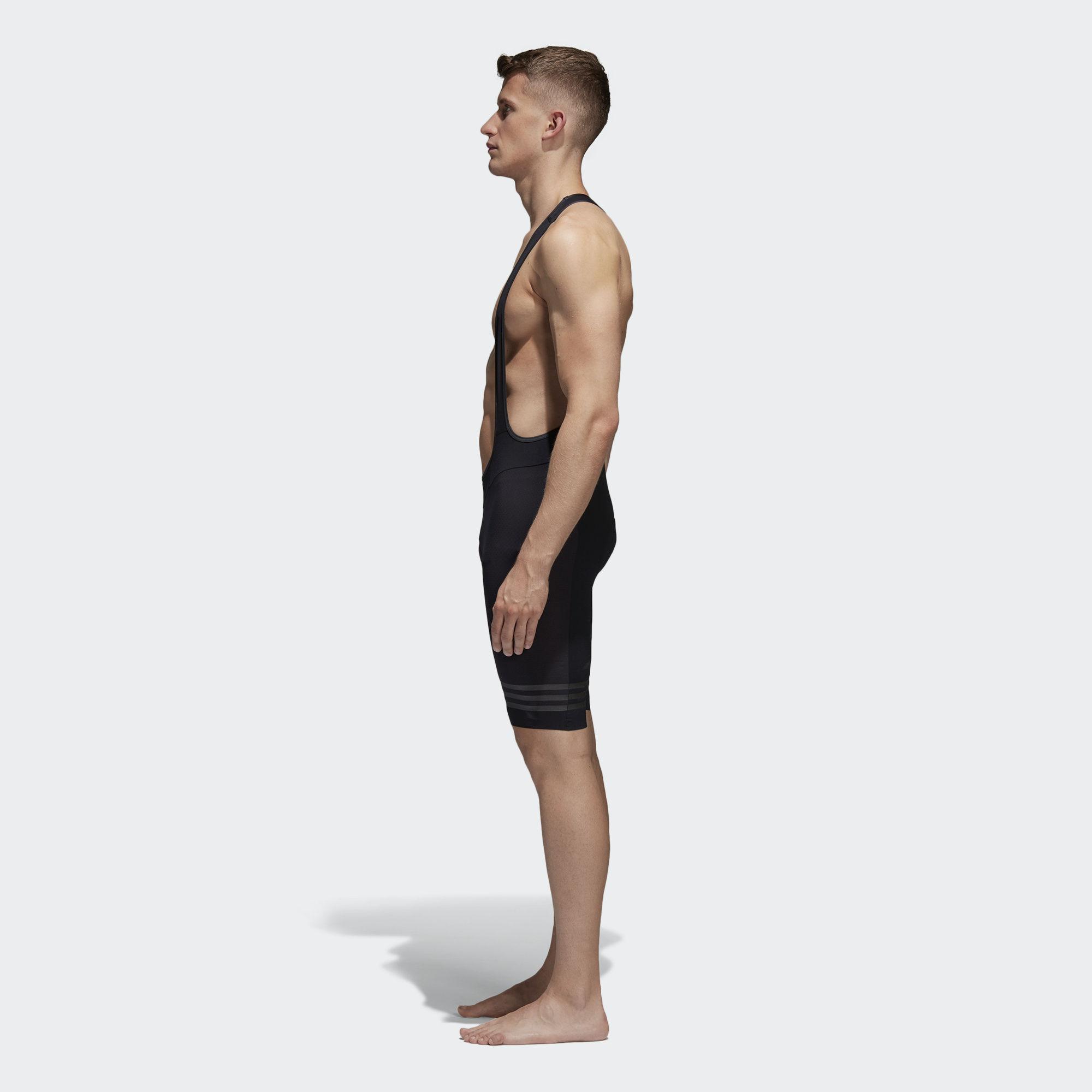 adidas men's adistar woven bib shorts