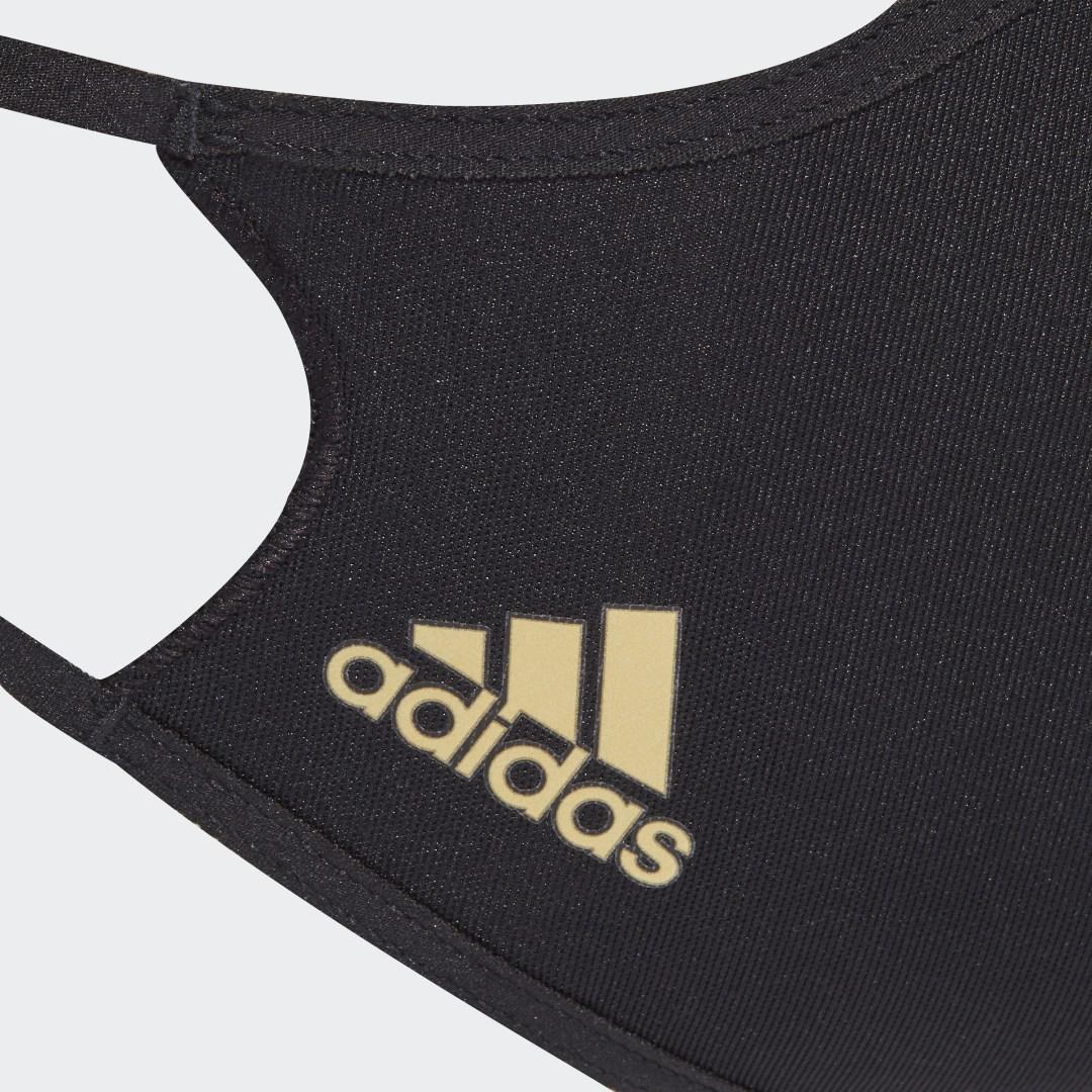 adidas Juventus Mondkapje 3-pack Xs/s in het Zwart - Lyst