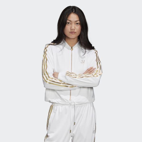 adidas Synthetic Sst 2.0 Track Jacket in White | Lyst
