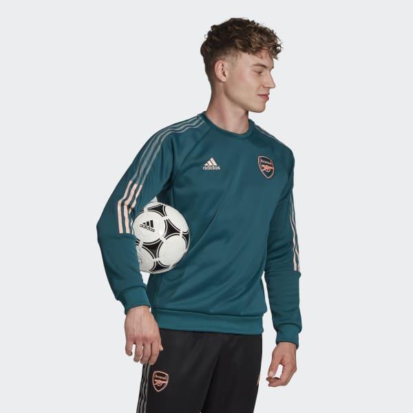 arsenal adidas green sweatshirt