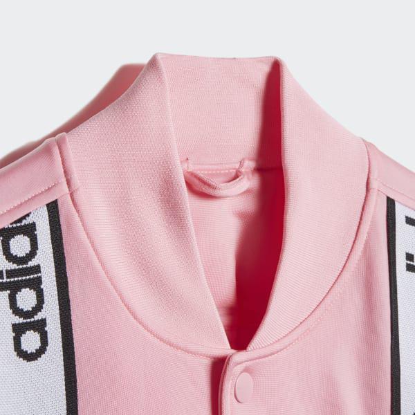 pink bomber jacket adidas
